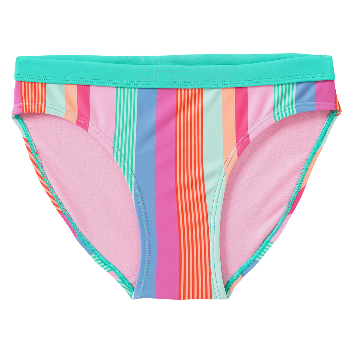 Mädchen Bikini mit bunten Streifen
