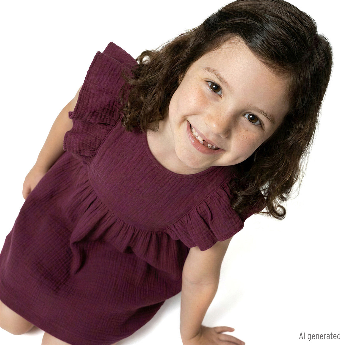Mädchen Musselin-Kleid aus Bio-Baumwolle