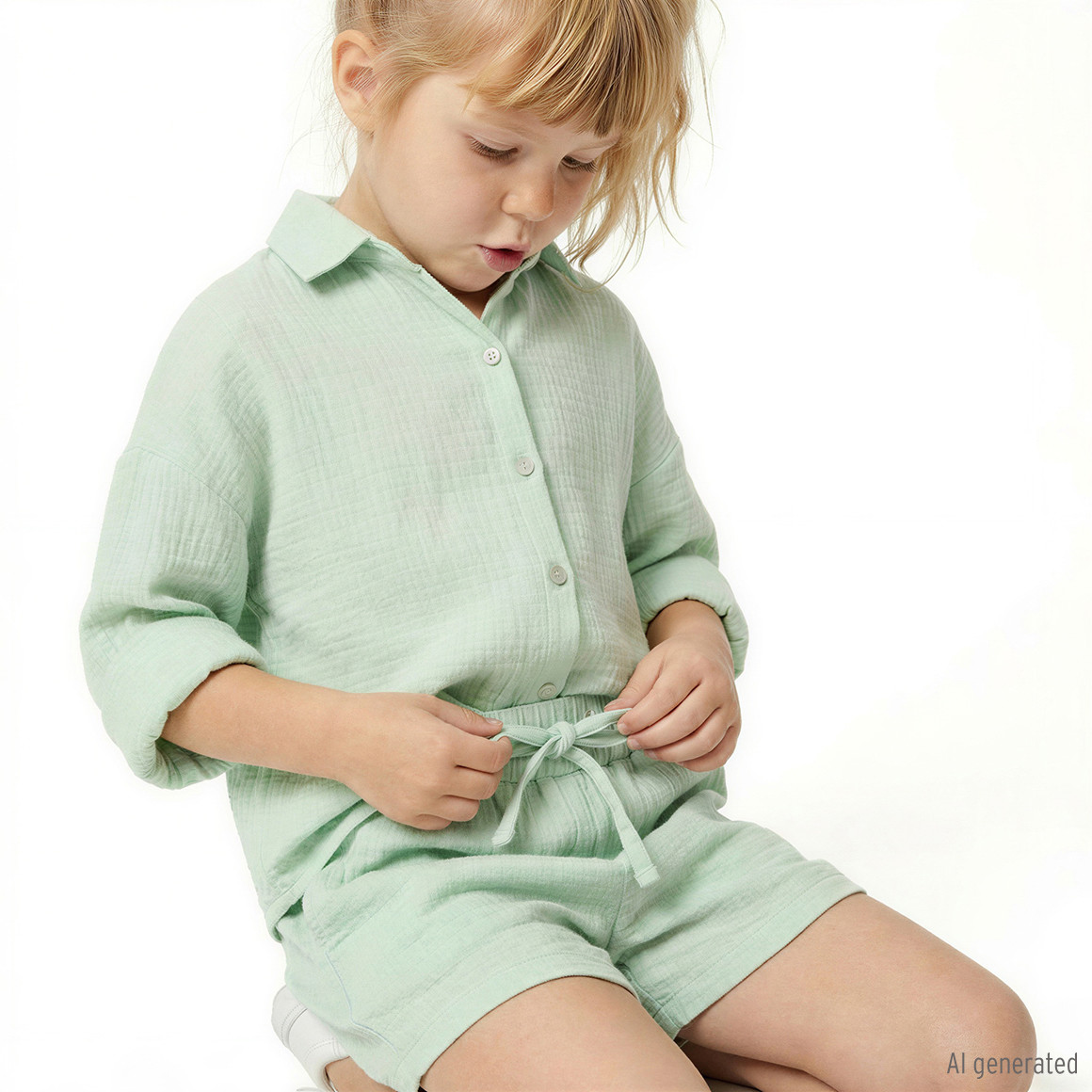 Mädchen Musselin-Shorts aus Bio-Baumwolle
