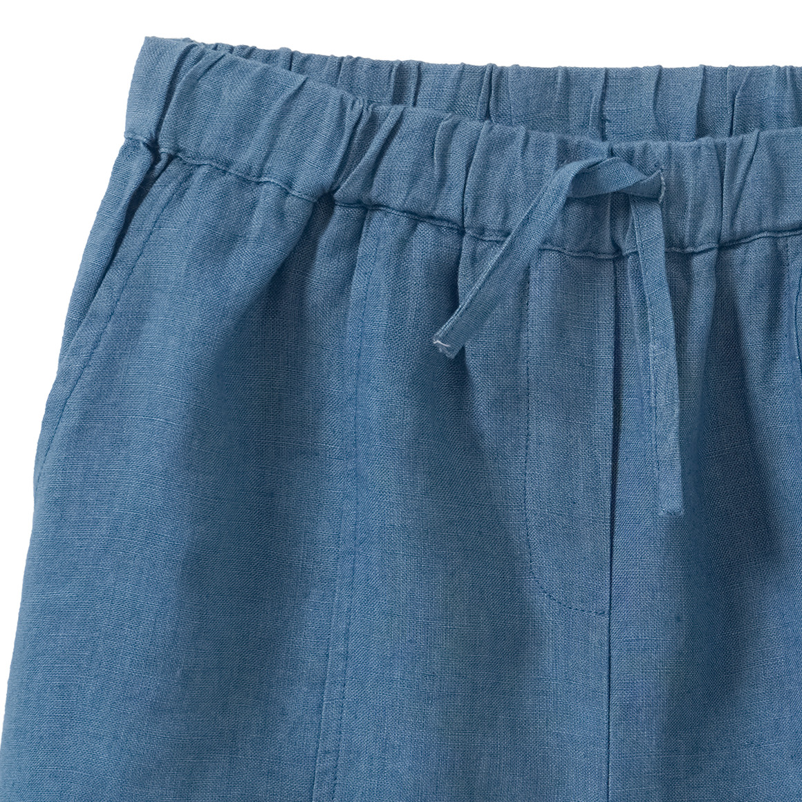 Mädchen Leinen-Shorts mit Tunnelzug
