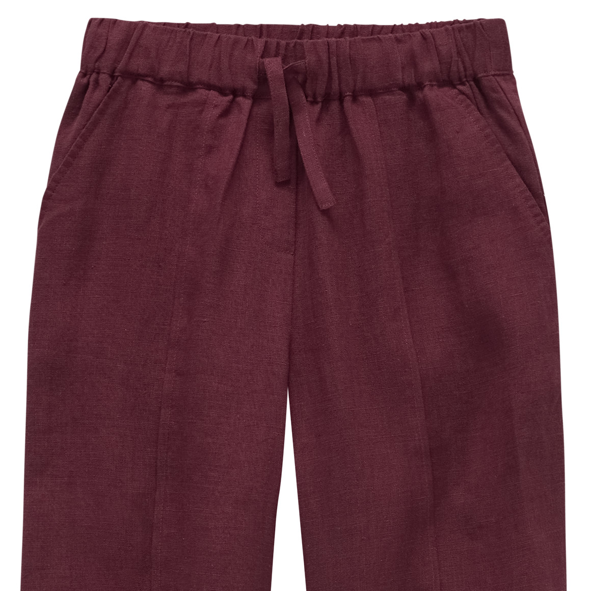 Mädchen Leinen-Hose mit Tunnelzug
