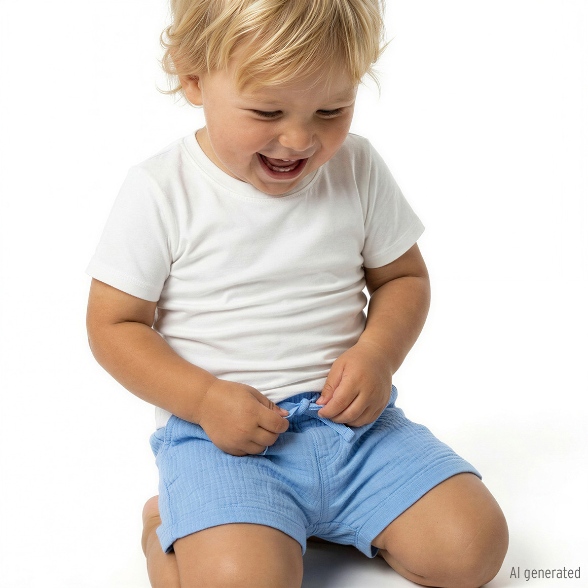 Jungen Musselin-Shorts aus Bio-Baumwolle
