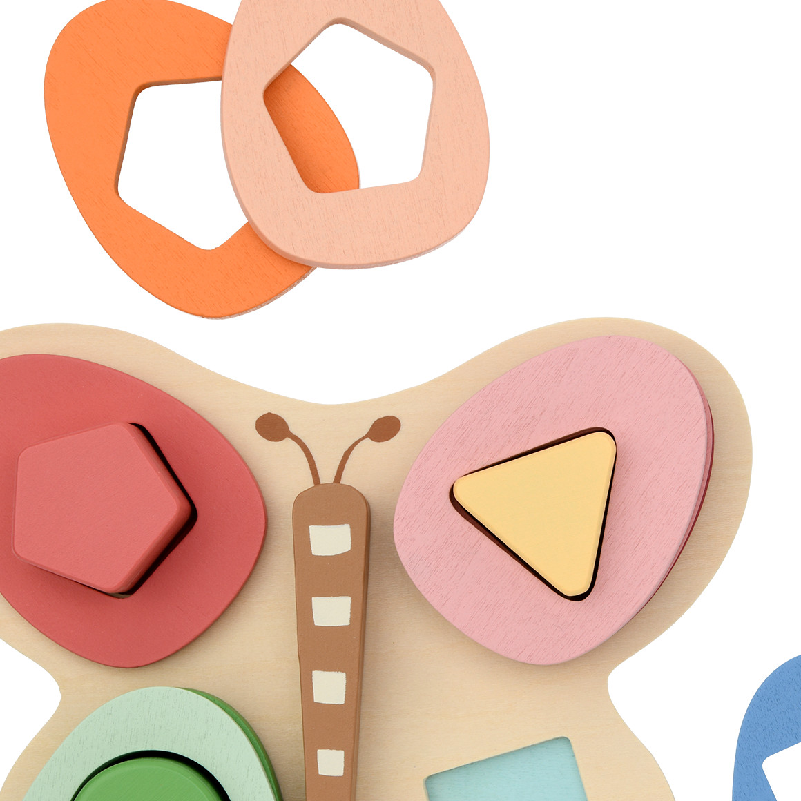 Holz-Steckspiel Schmetterling