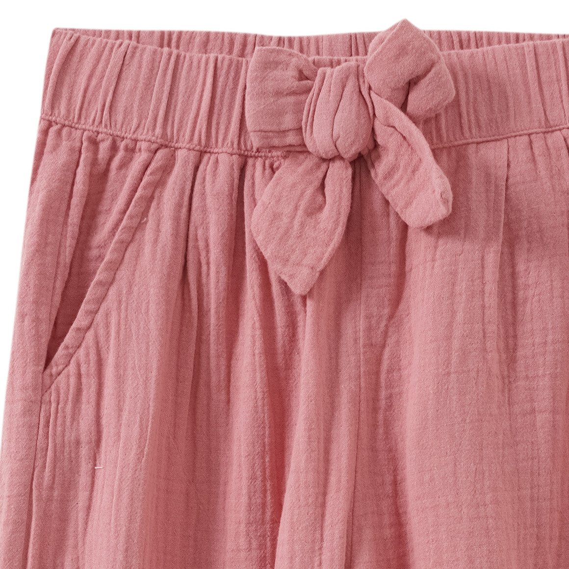 Mädchen Musselin-Hose mit weitem Bein