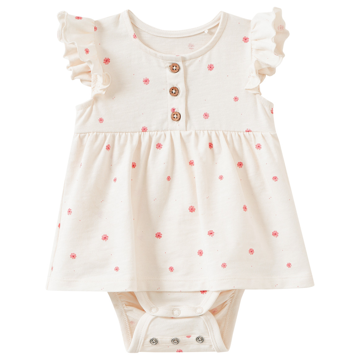 Baby Bodykleid mit Blümchen