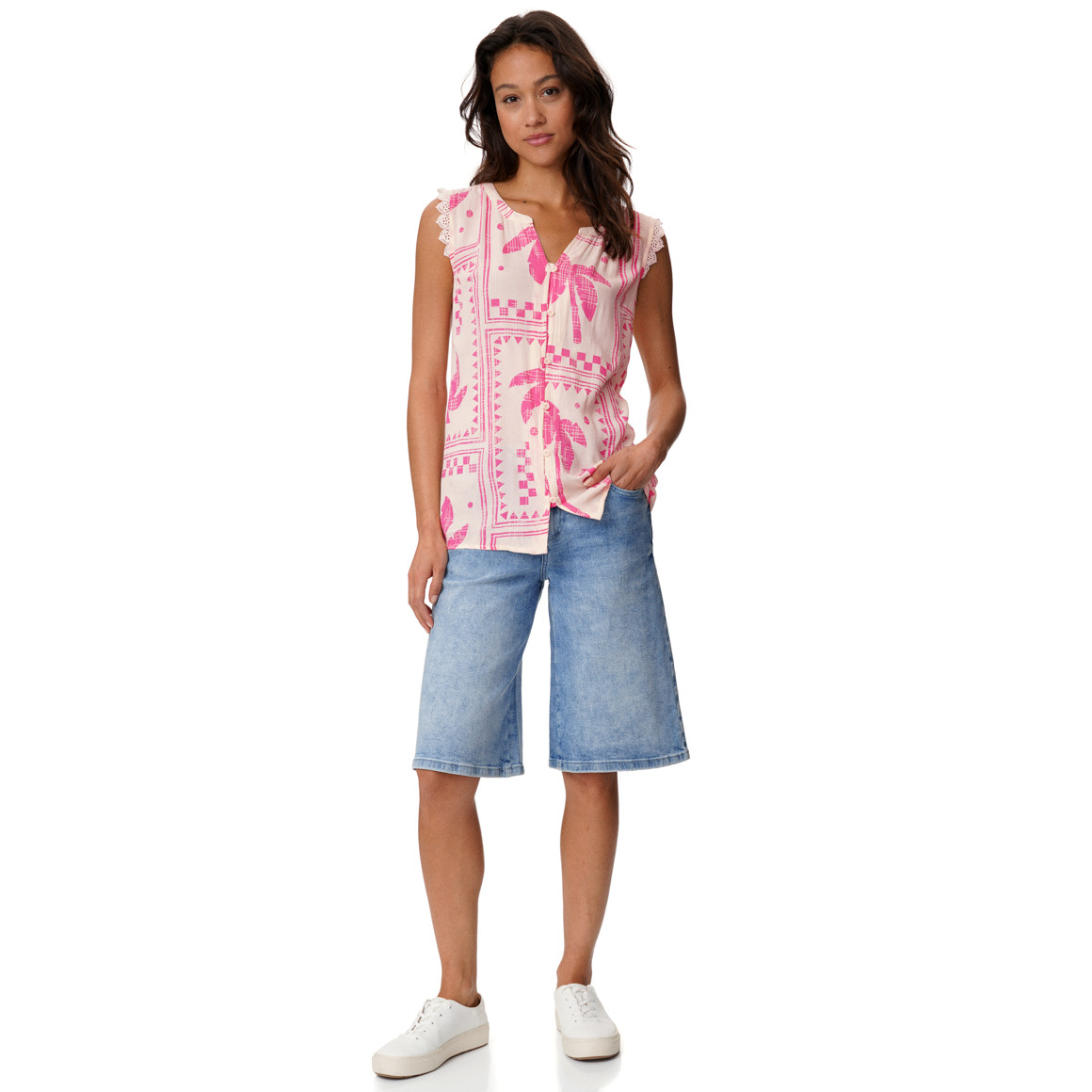 Damen Jeansshorts im Five-Pocket-Style