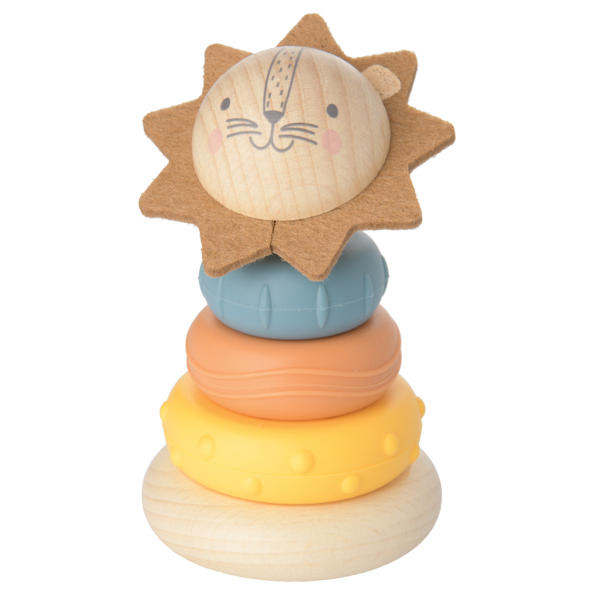 Steckturm aus Holz und Silikon