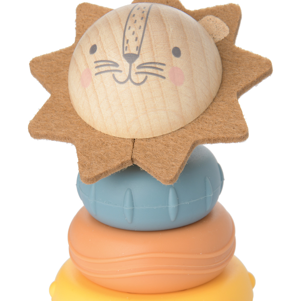 Steckturm aus Holz und Silikon