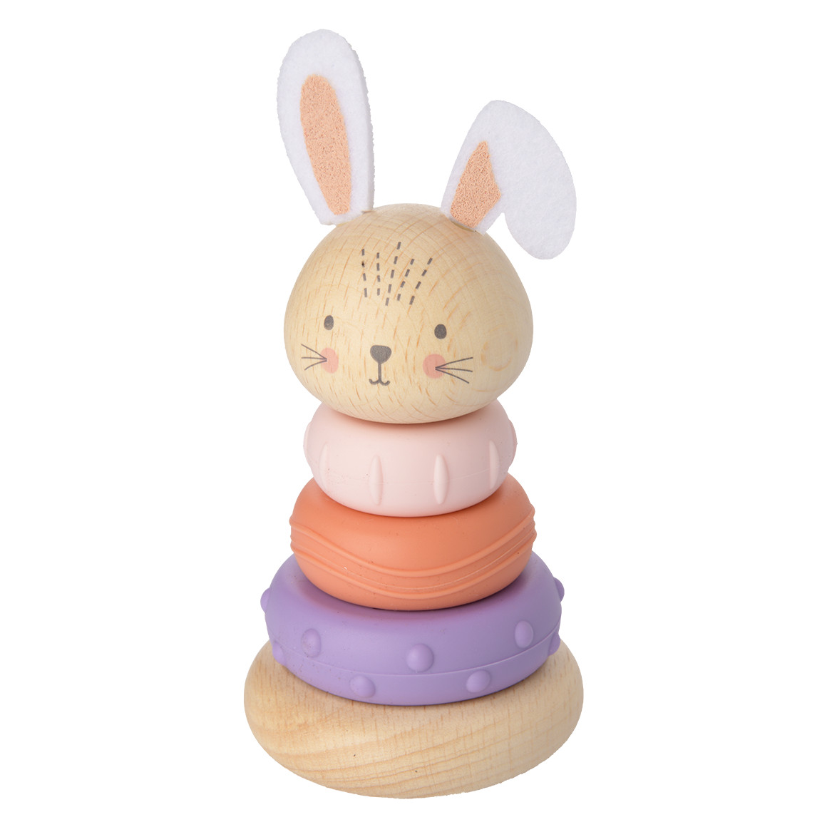 Steckturm aus Holz und Silikon