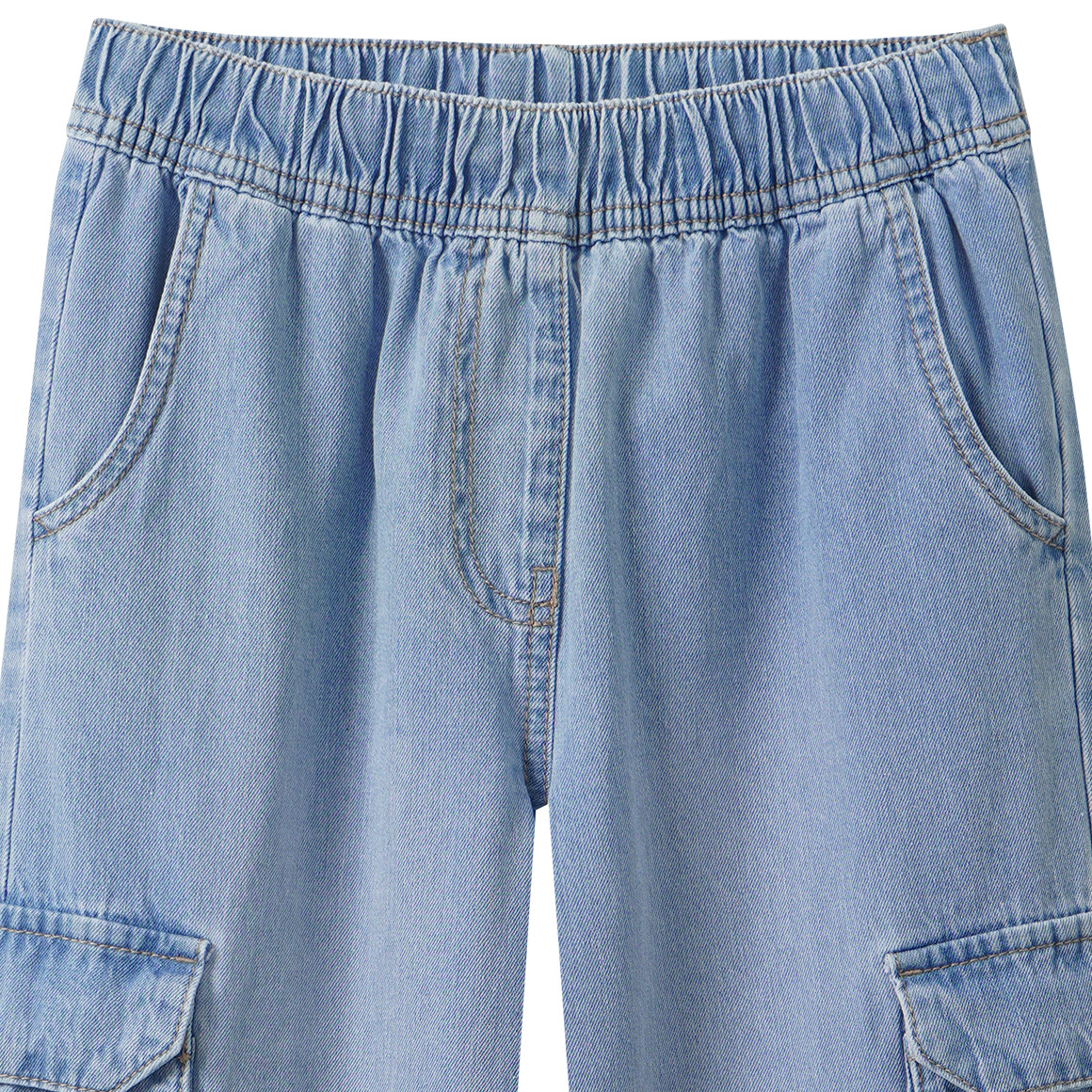 Mädchen Jeans aus leichtem Denim