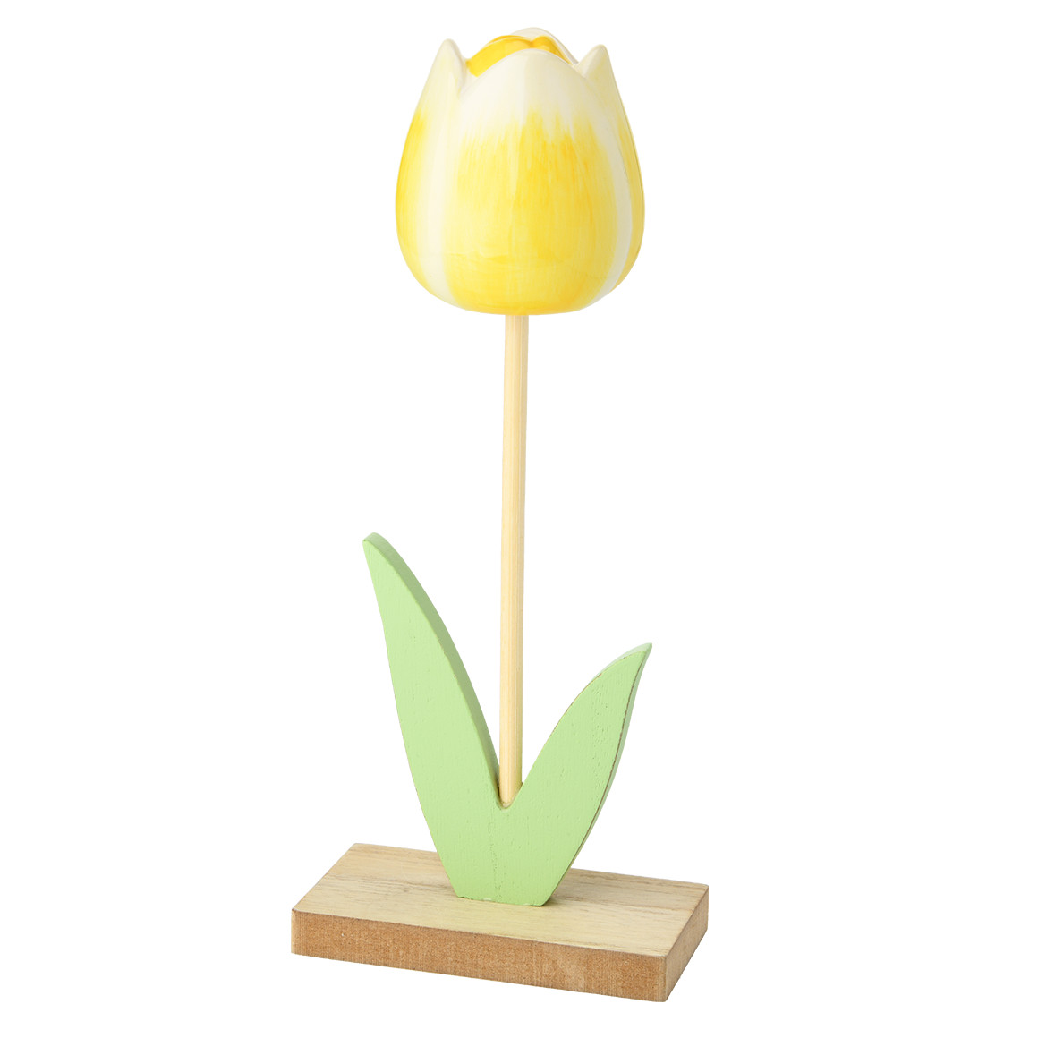 Decoratieve tulp met keramische bloem