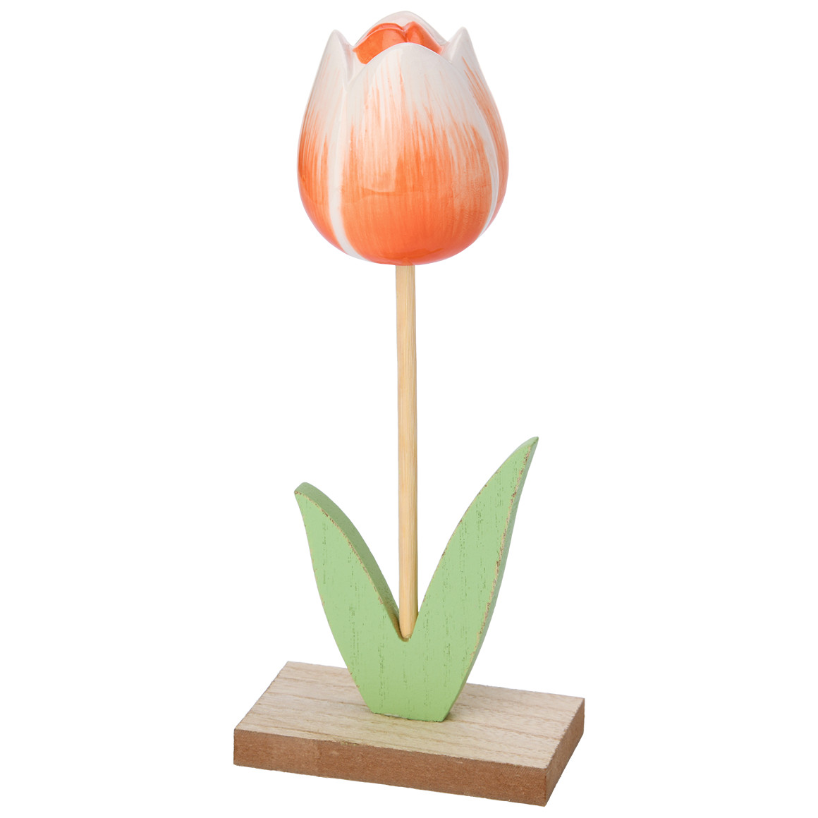 Decoratieve tulp met keramische bloem