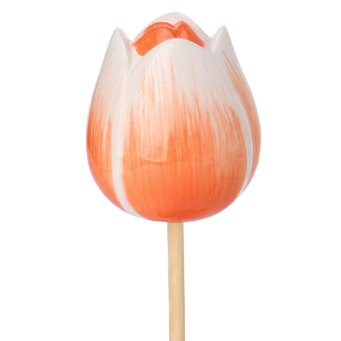 Decoratieve tulp met keramische bloem