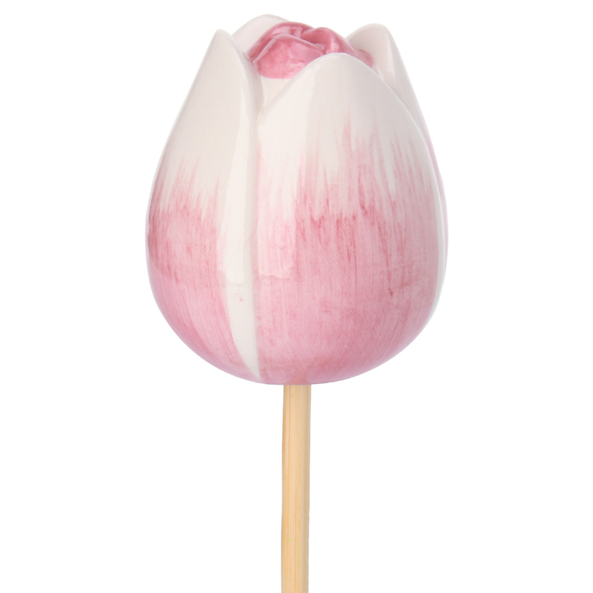 Decoratieve tulp met keramische bloem
