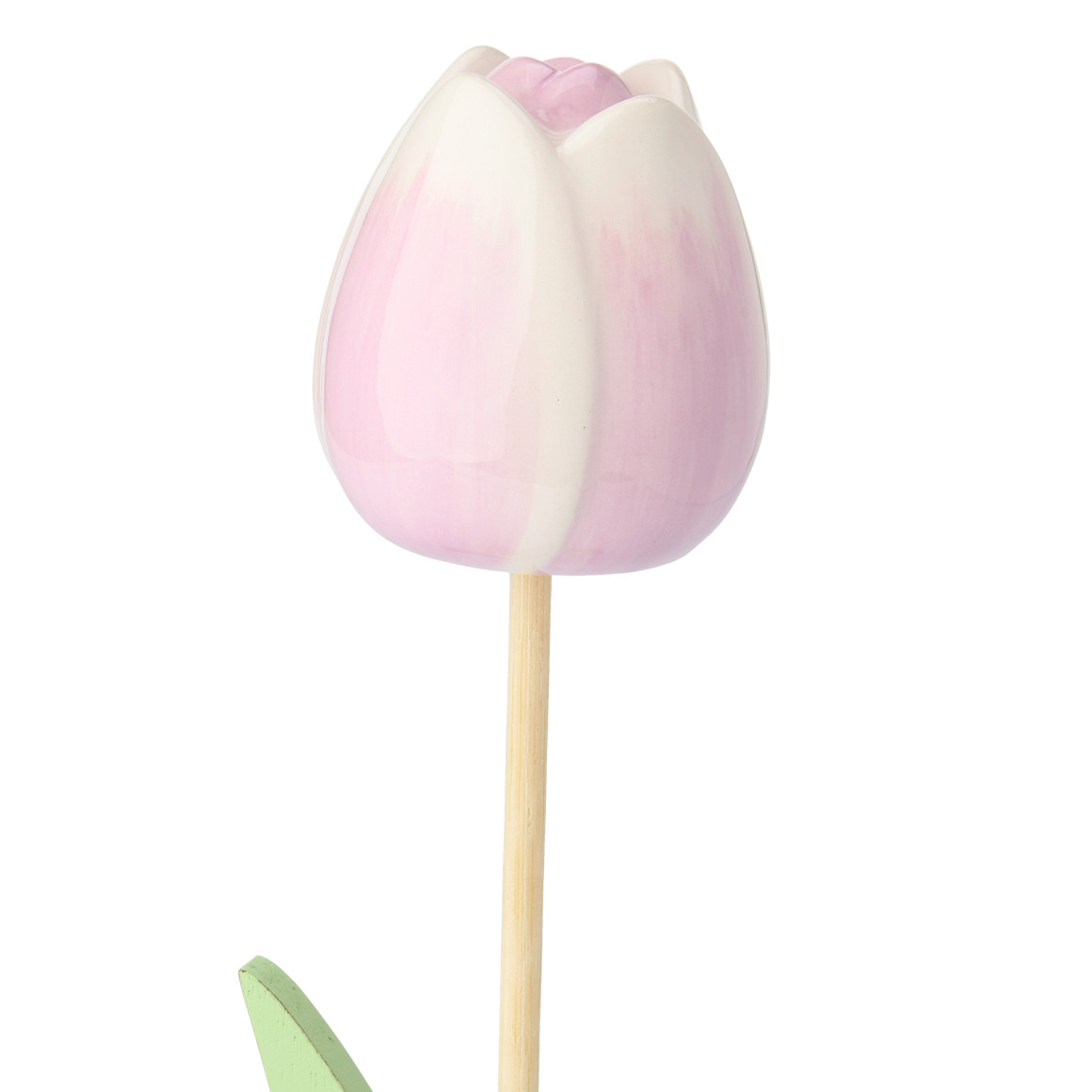 Deko-Aufsteller Tulpe mit Keramik-Blüte