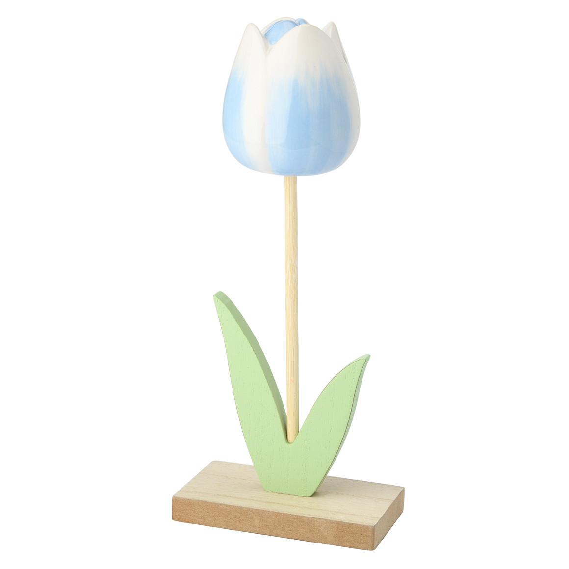 Decoratieve tulp met keramische bloem