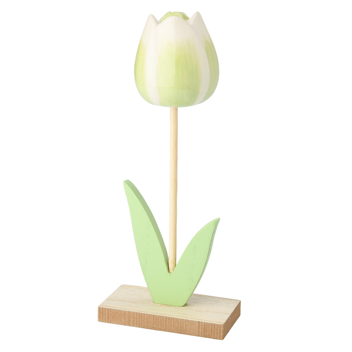 Decoratieve tulp met keramische bloem