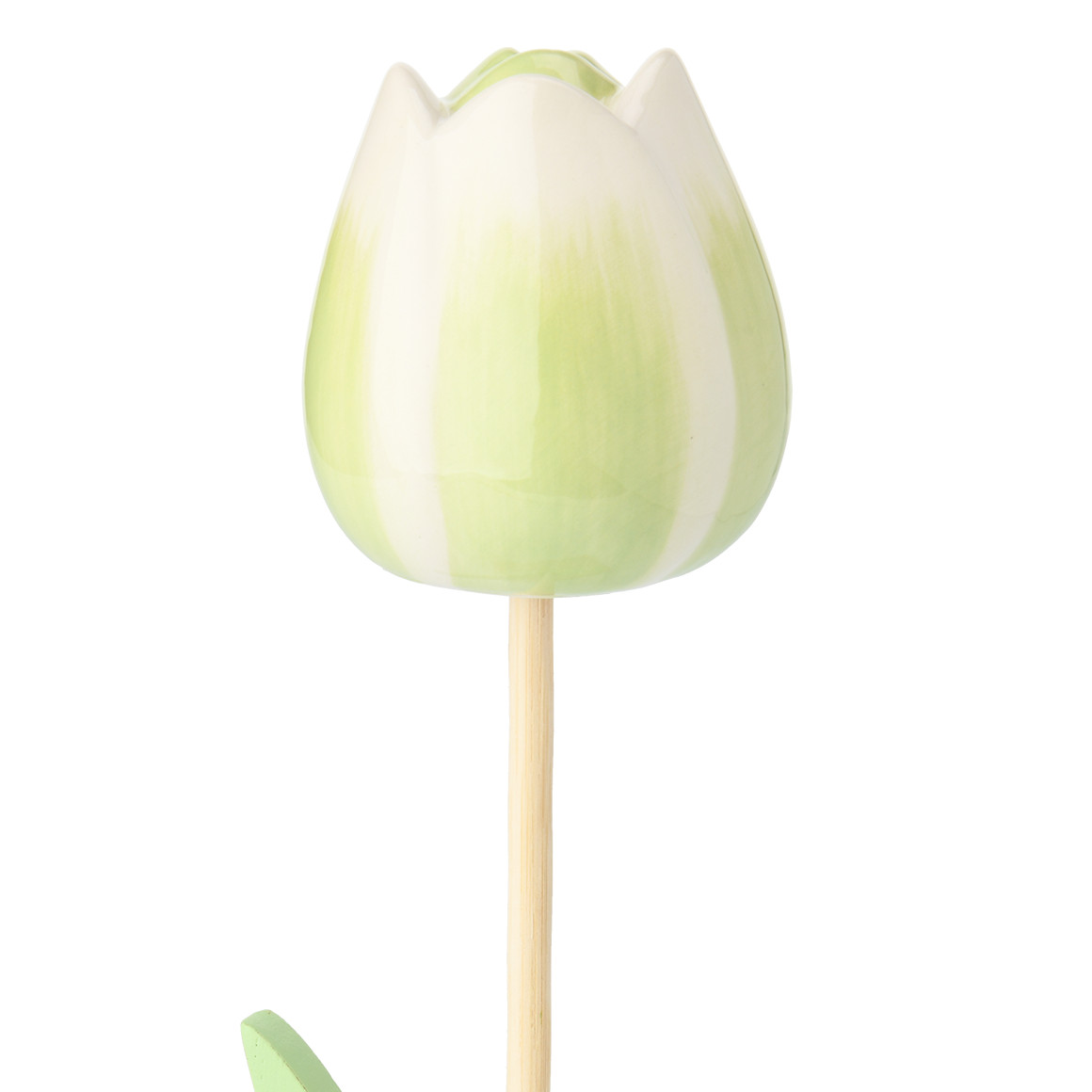 Decoratieve tulp met keramische bloem