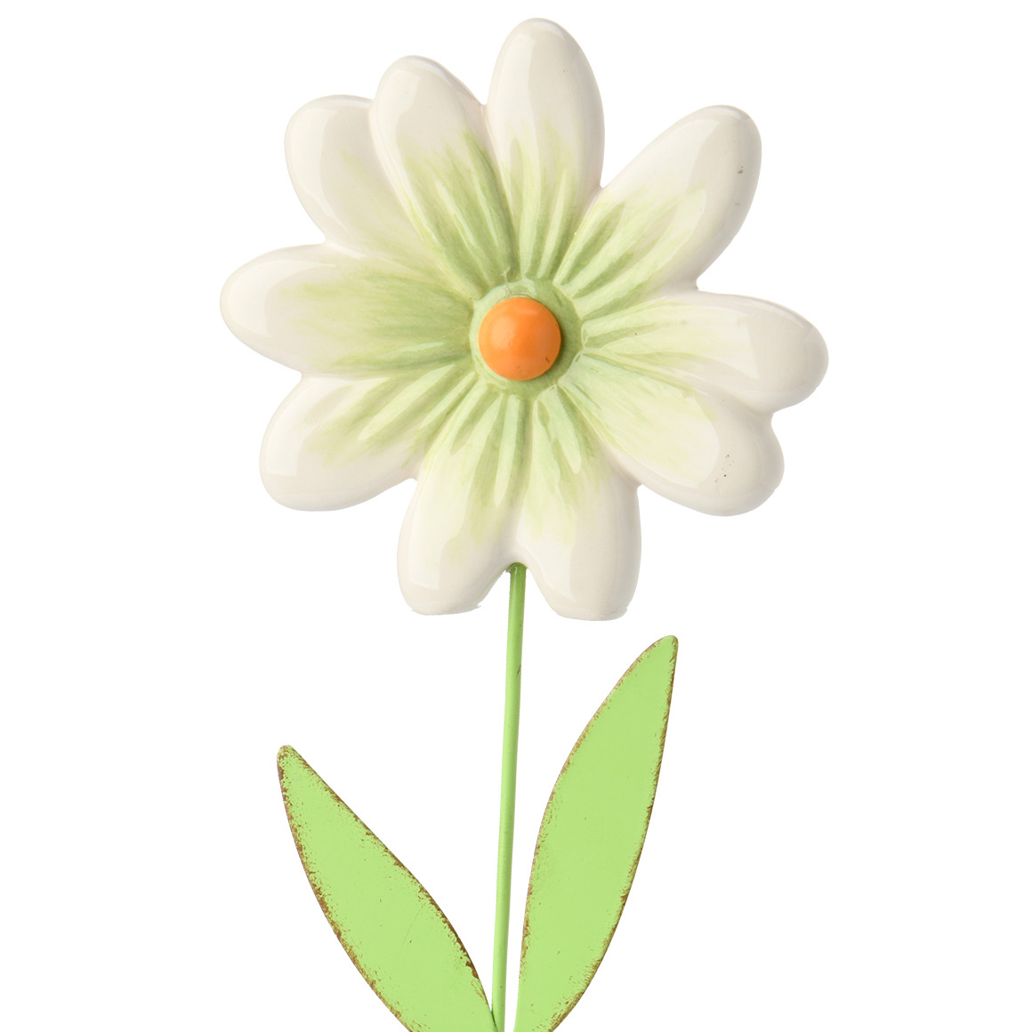 Decostandaard Bloem met keramische bloesem