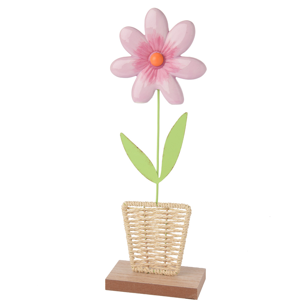 Decostandaard Bloem met keramische bloesem