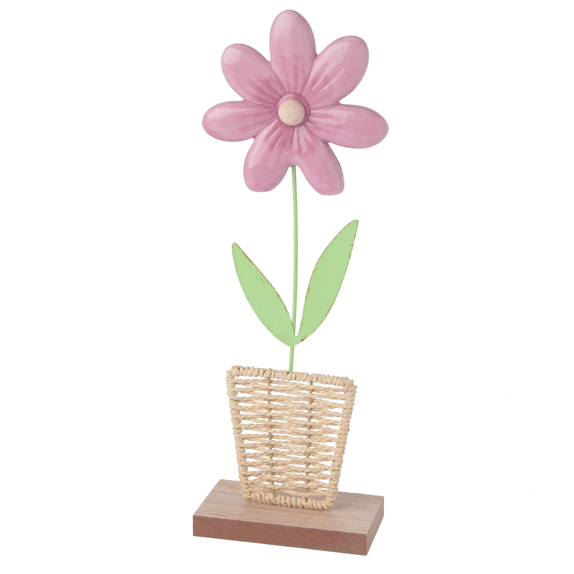 Decostandaard Bloem met keramische bloesem