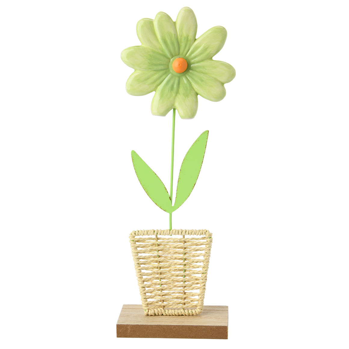 Decostandaard Bloem met keramische bloesem