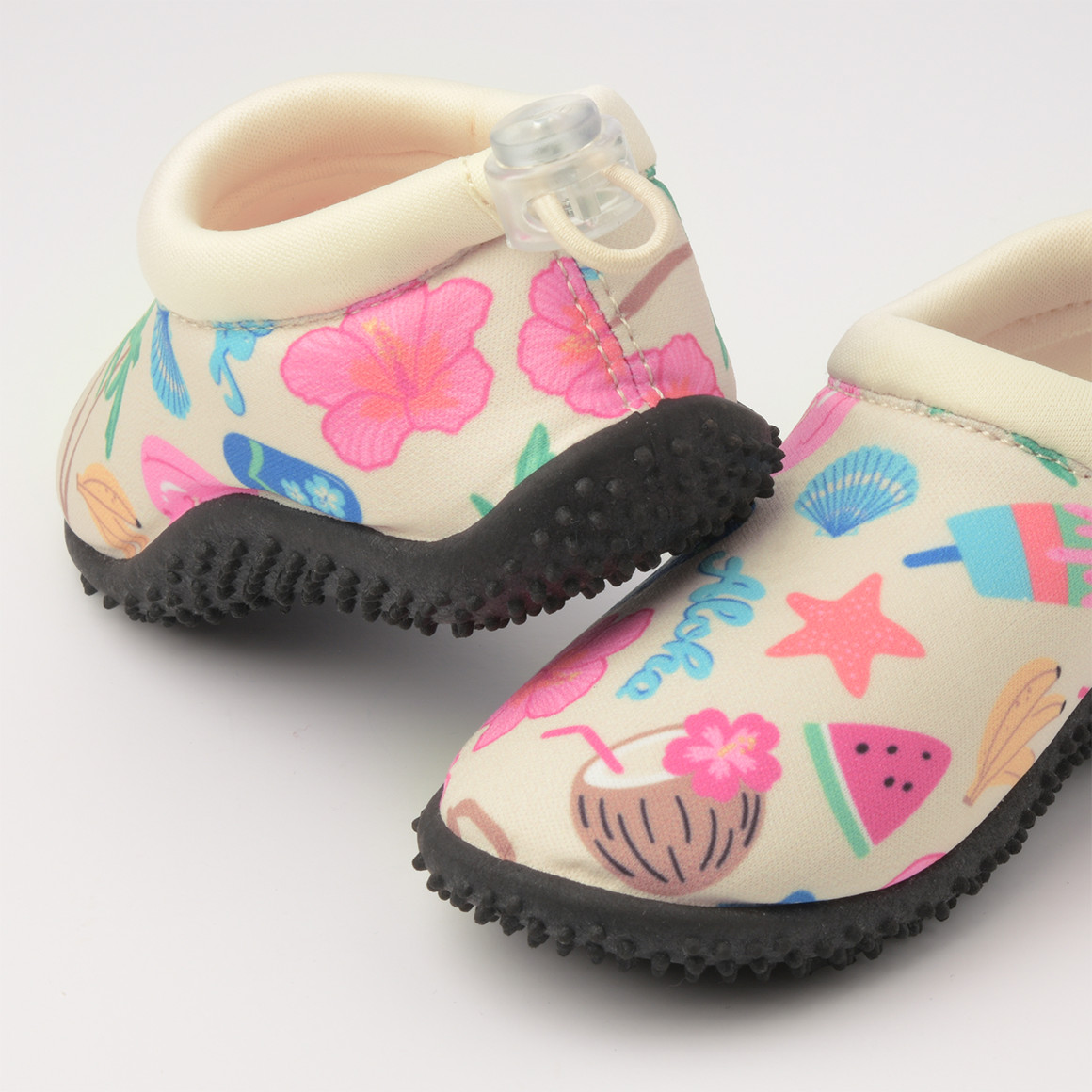 Baby Badeschuhe mit sommerlichen Motiven