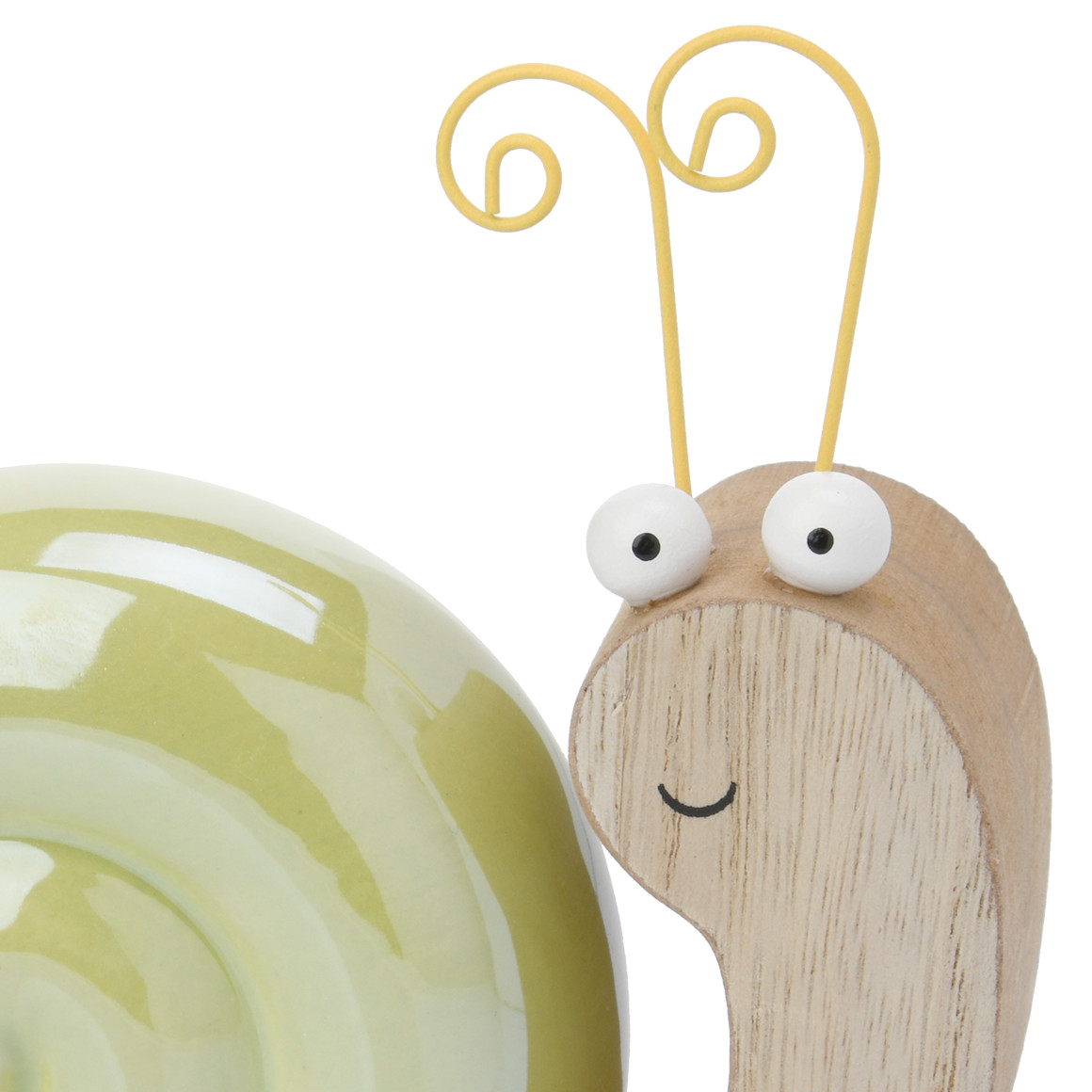 Deko-Schnecke mit Keramikhaus