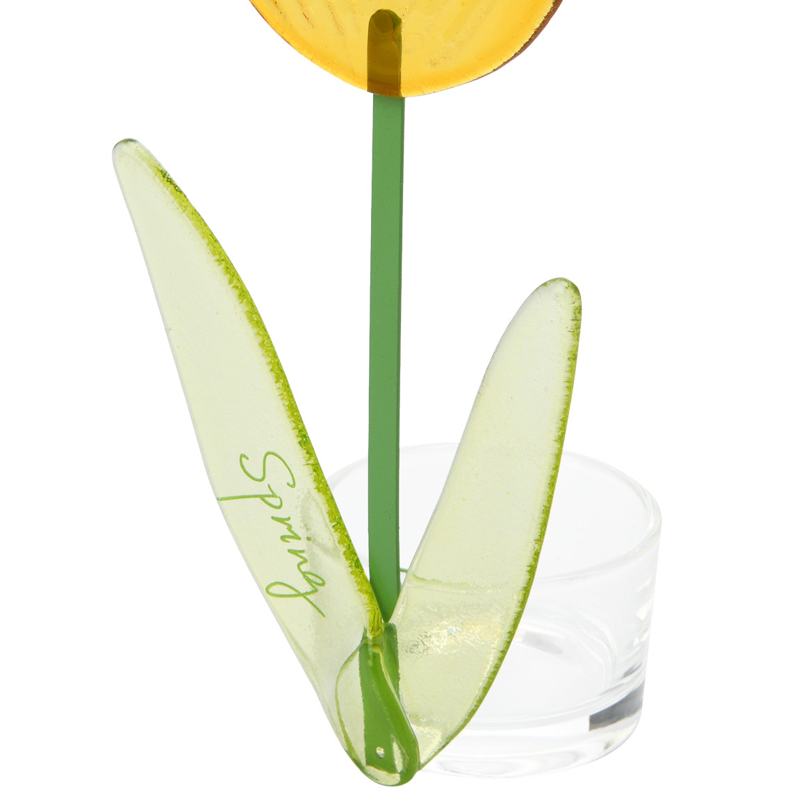 Theelichthouder in tulpenvorm