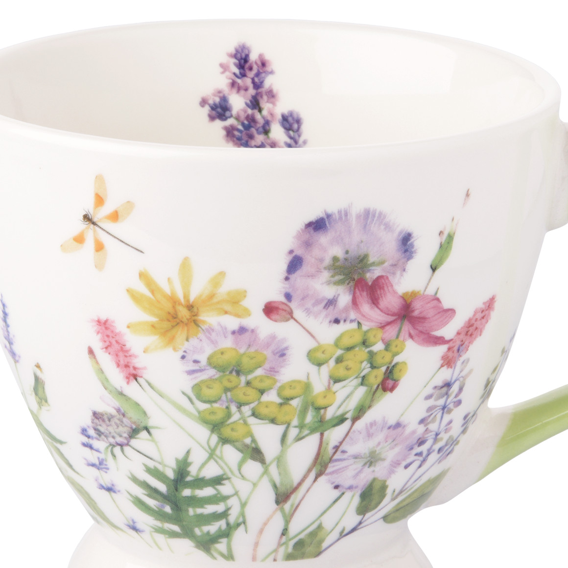 Tasse mit Blumen