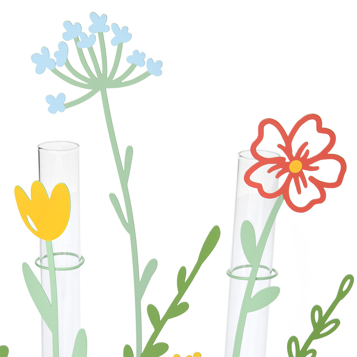 Decoratieve houder met bloemendetails