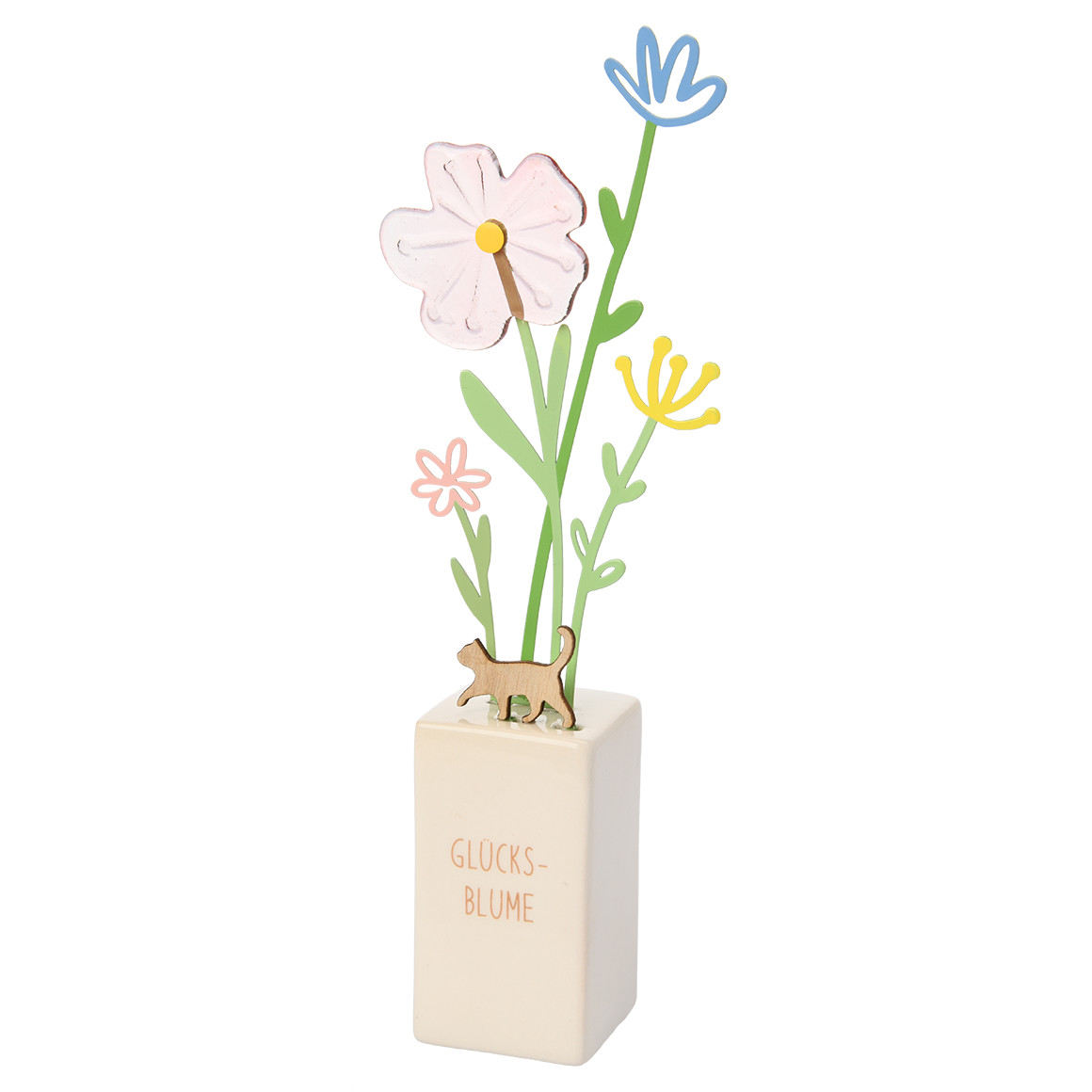 Deko-Aufsteller mit Blumen