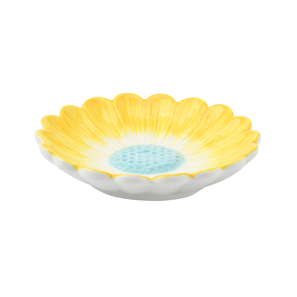 Kleine decoratieve schaal met bloemenmotief