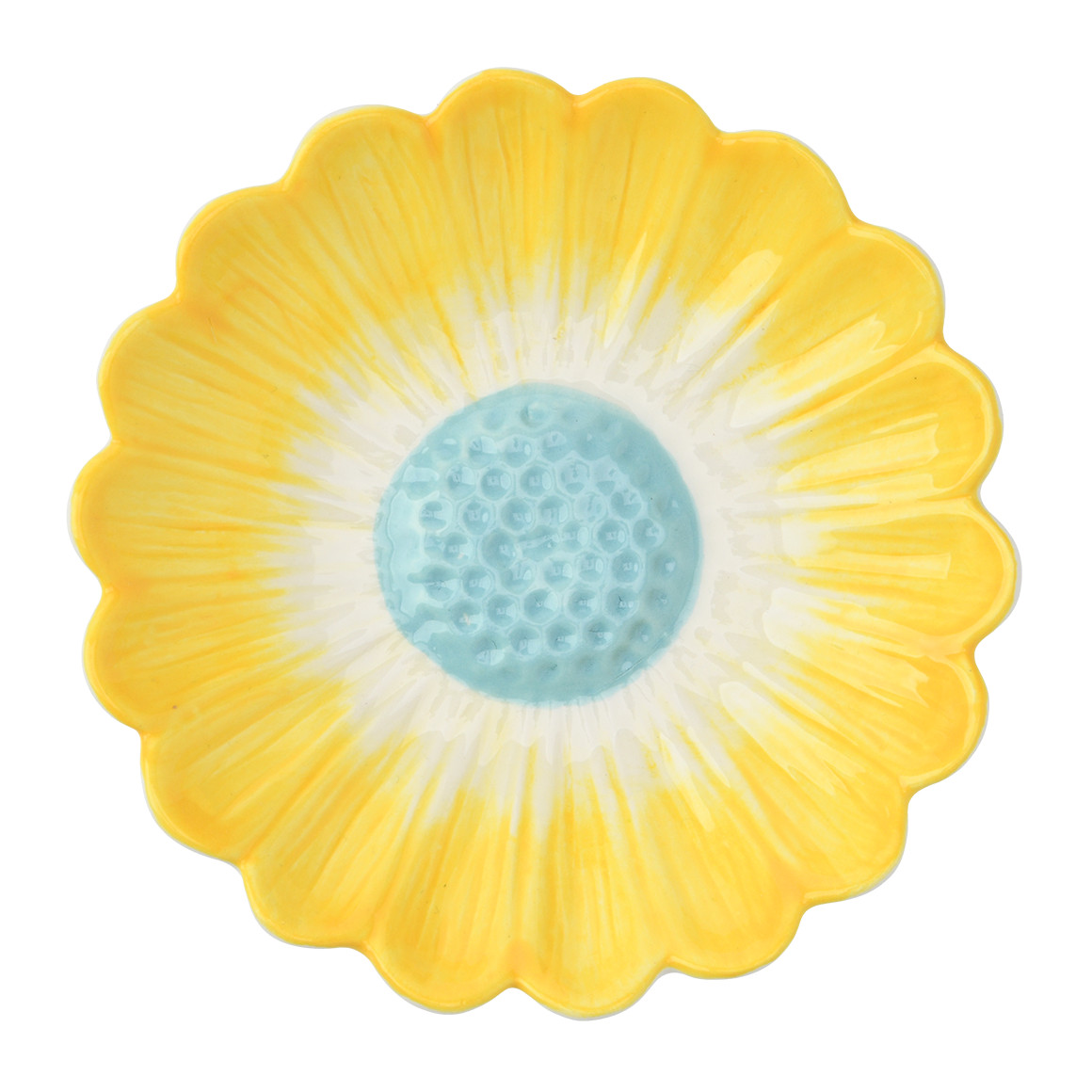 Kleine decoratieve schaal met bloemenmotief