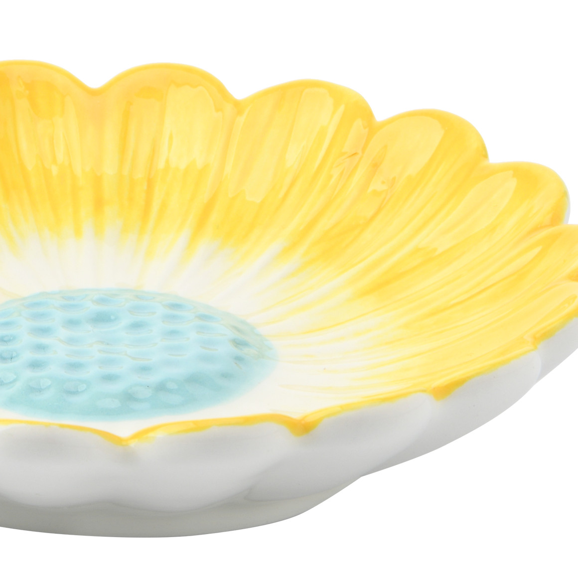 Kleine decoratieve schaal met bloemenmotief