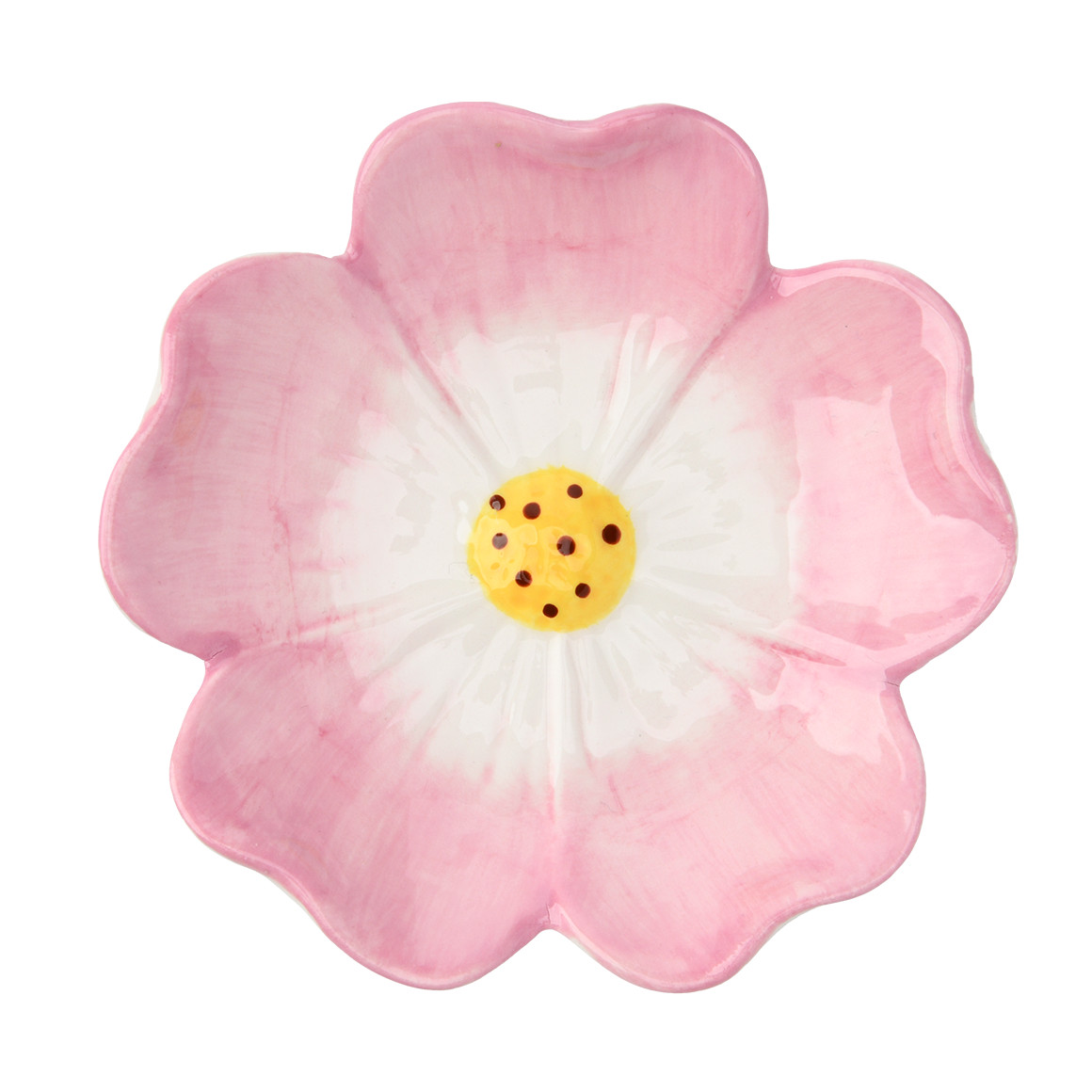 Kleine decoratieve schaal met bloemenmotief