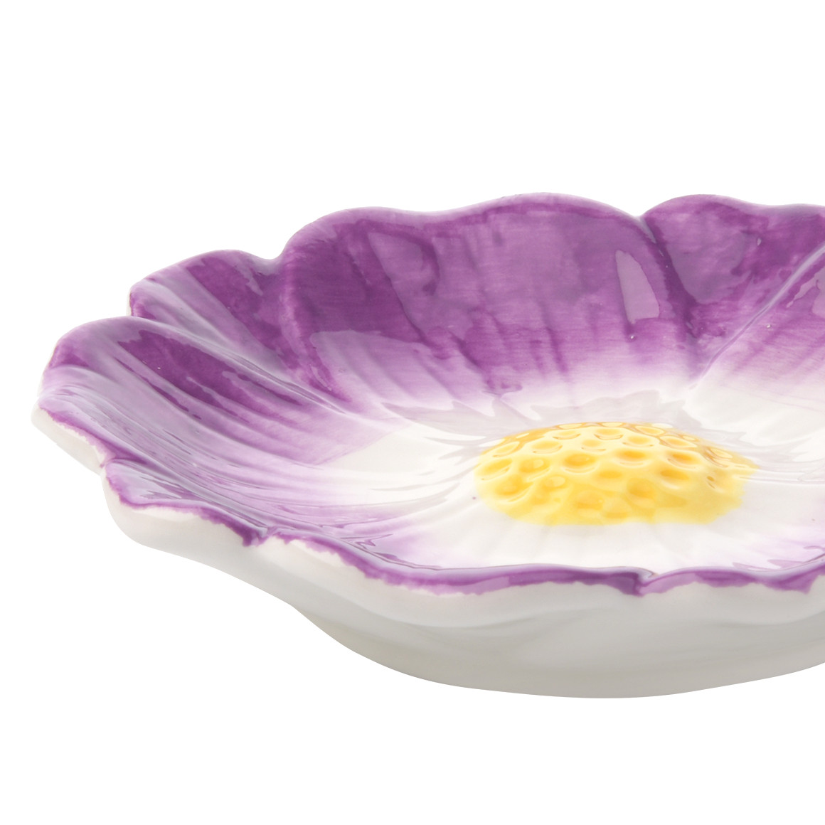 Kleine decoratieve schaal met bloemmotief