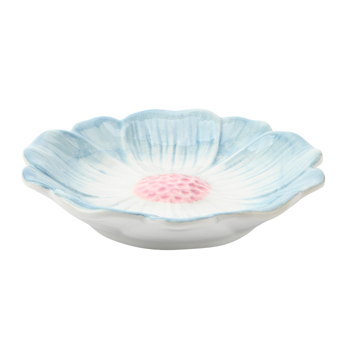 Kleine decoratieve schaal met bloemenmotief