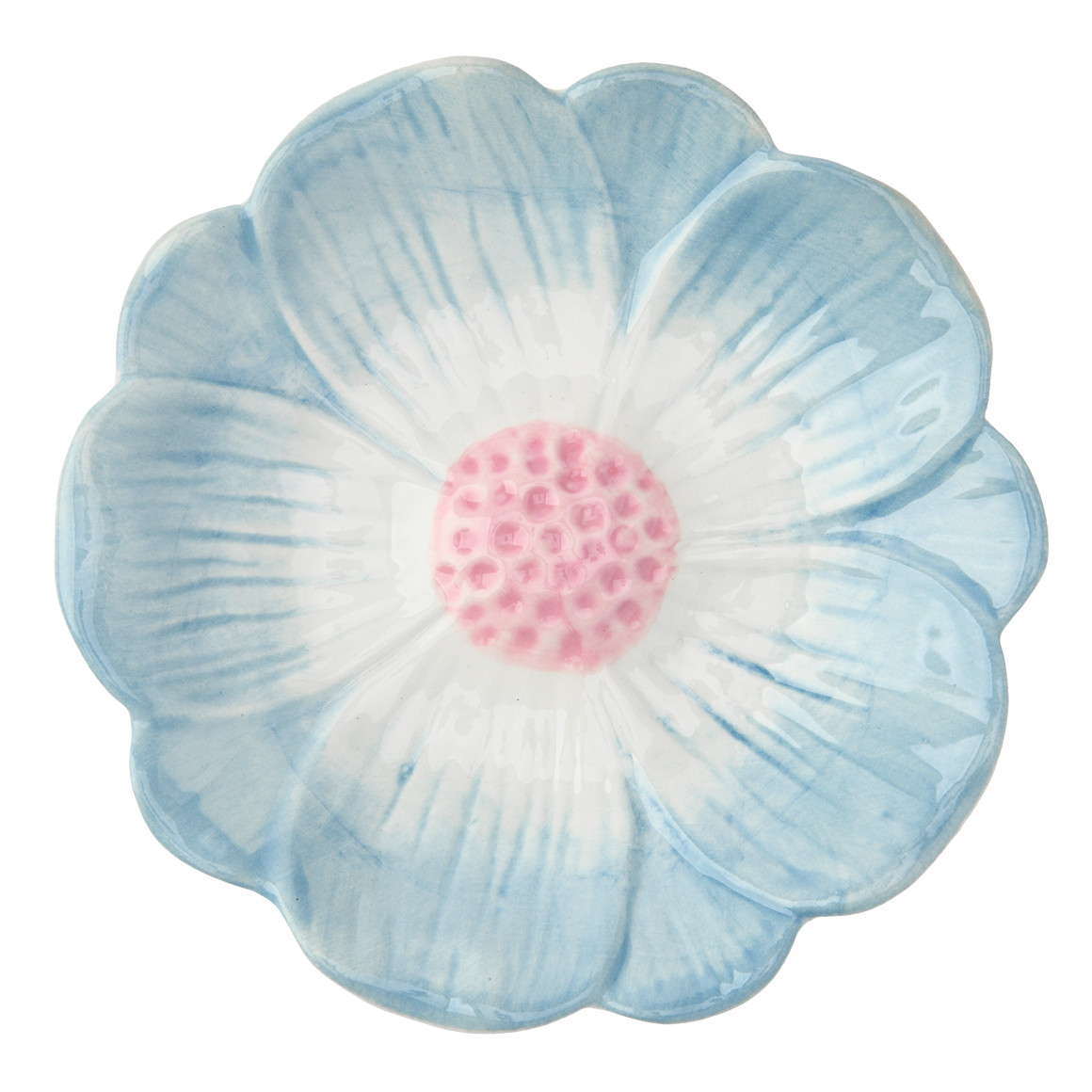 Kleine decoratieve schaal met bloemenmotief