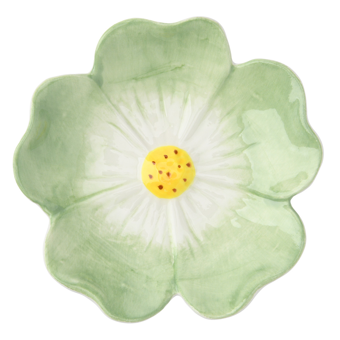 Kleine decoratieve schaal met bloemenmotief