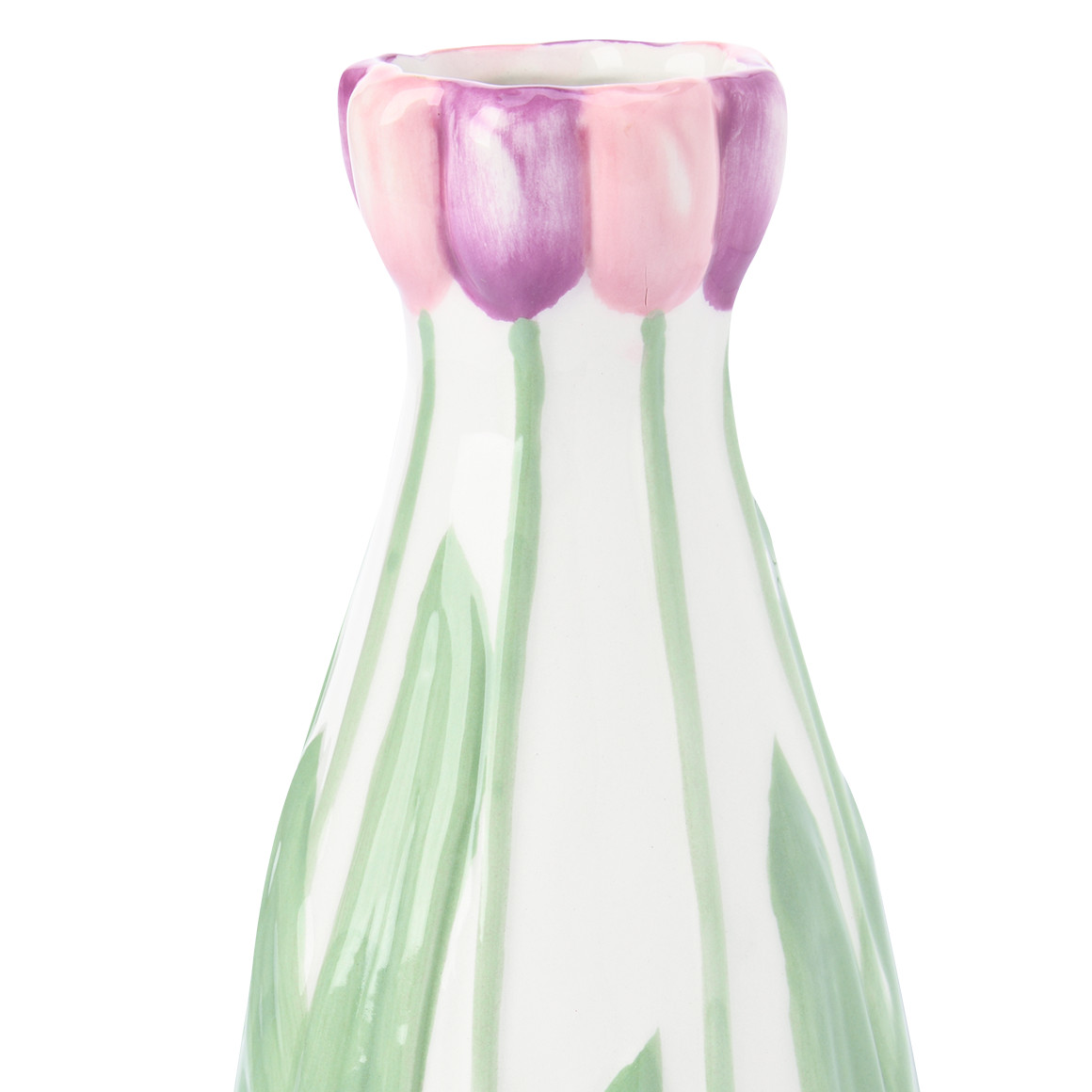 Kleine vaas in tulpenlook