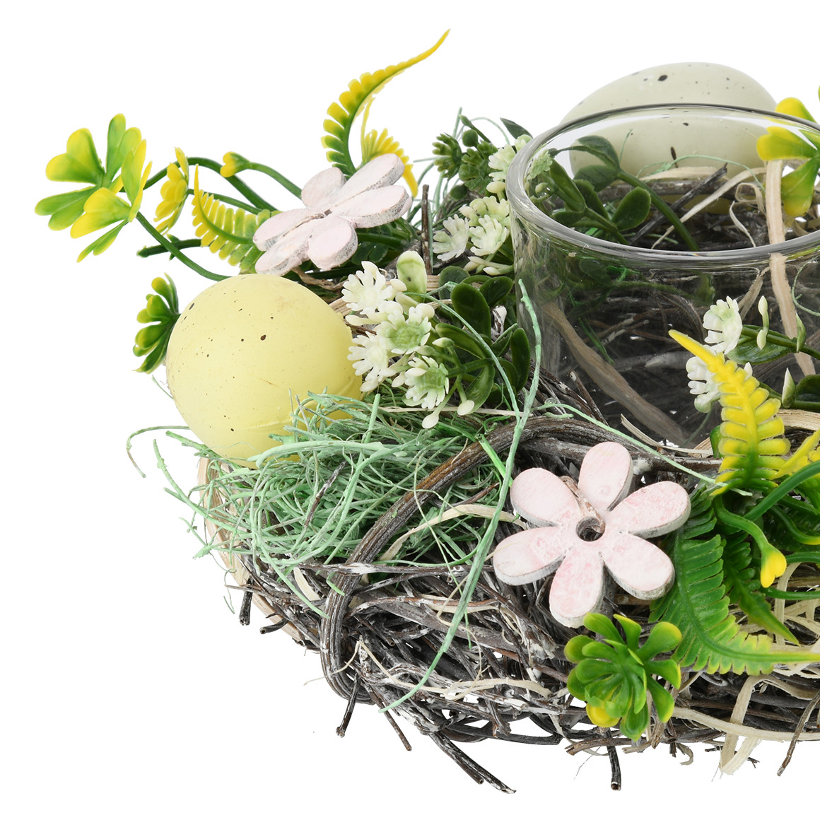 Deko-Kranz mit Teelichthalter