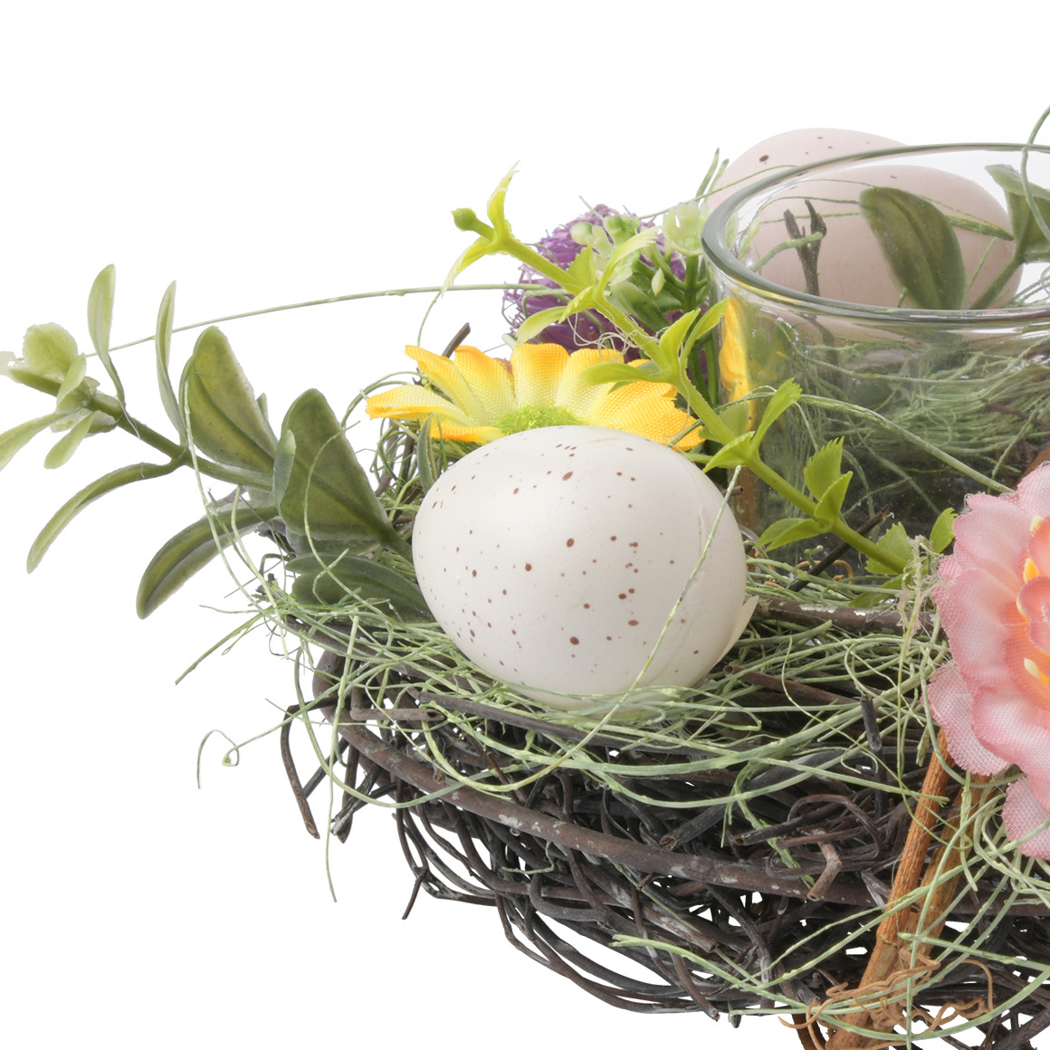 Deko-Kranz mit Teelichthalter