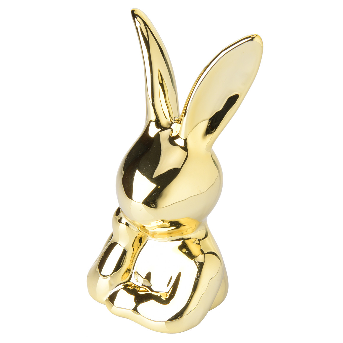 Klein decohaasje in goudkleur