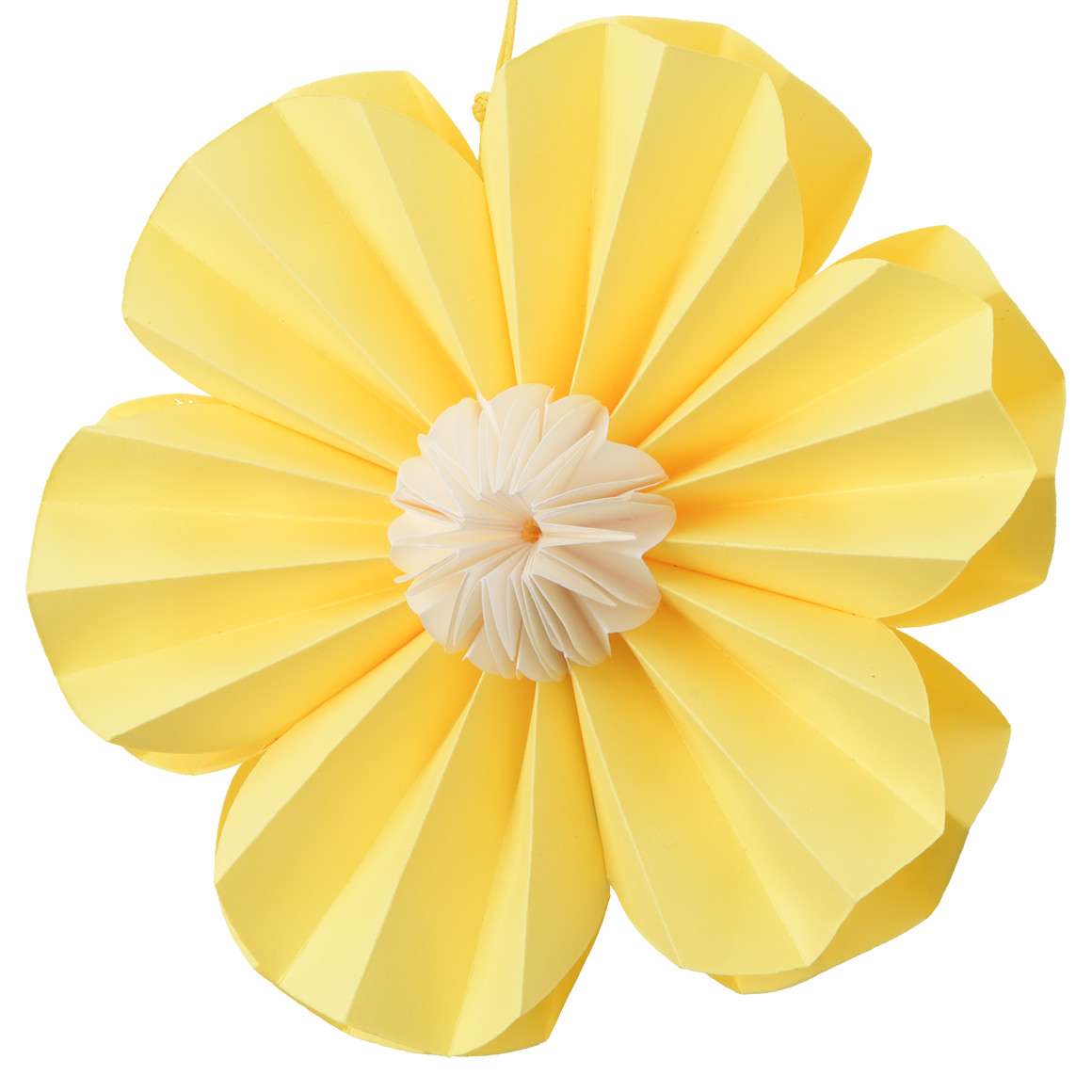 Kleine decoratieve papieren bloem