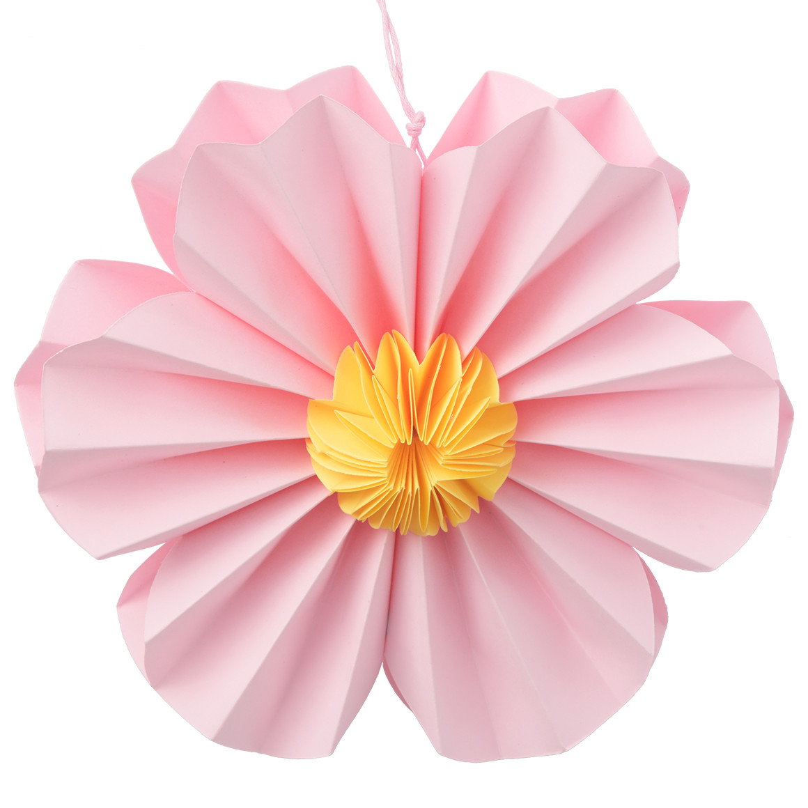 Kleine decoratieve papieren bloem