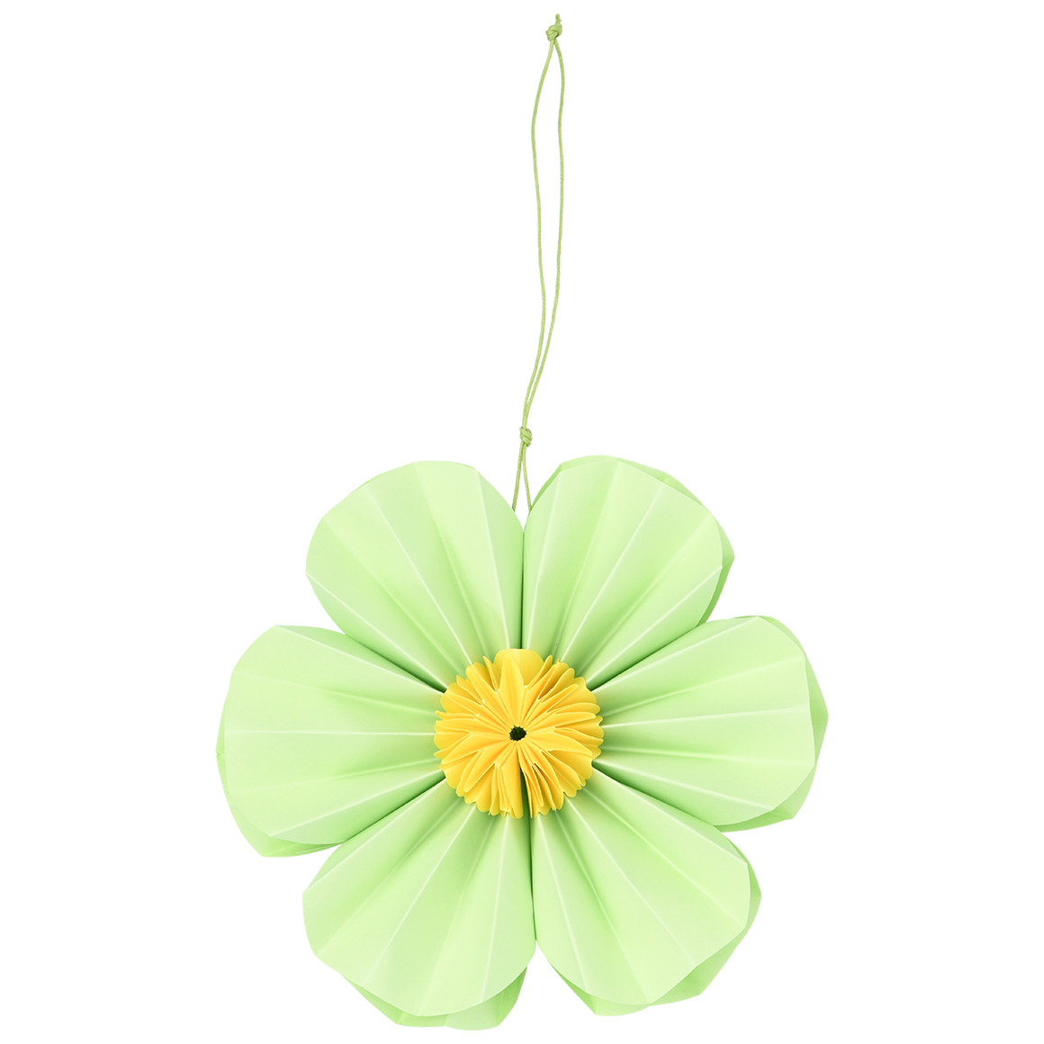 Kleine decoratiehanger papieren bloem