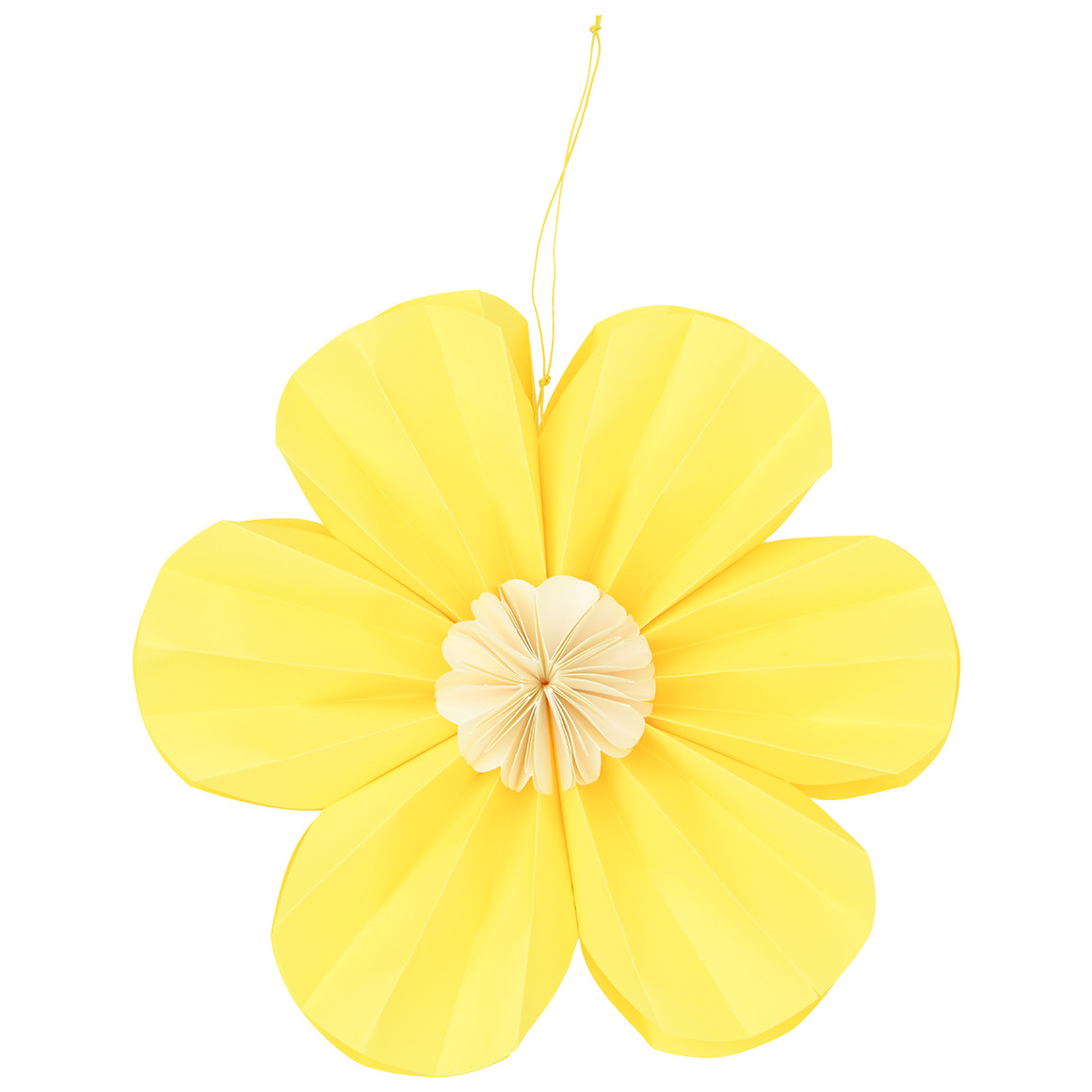 Decoratieve hanger met papieren bloem