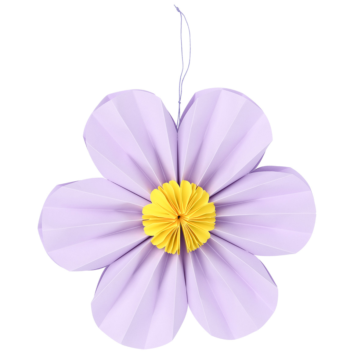 Decoratieve hanger met papieren bloem