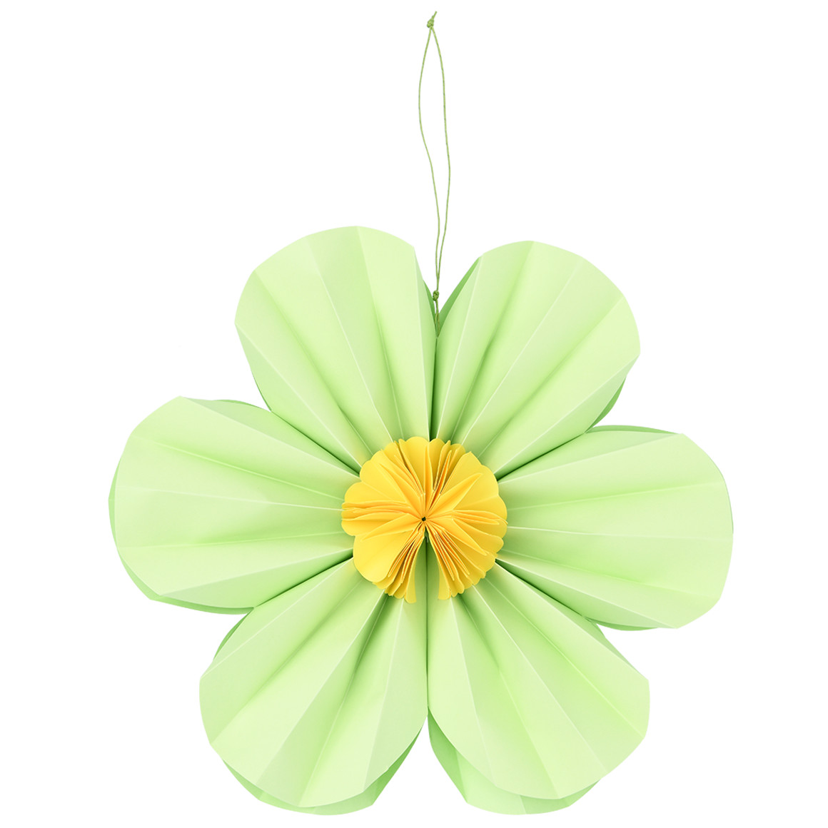 Decoratieve hanger met papieren bloem